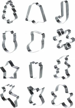 Zestaw foremek metalowych do ciastek 1 (24elem.) 